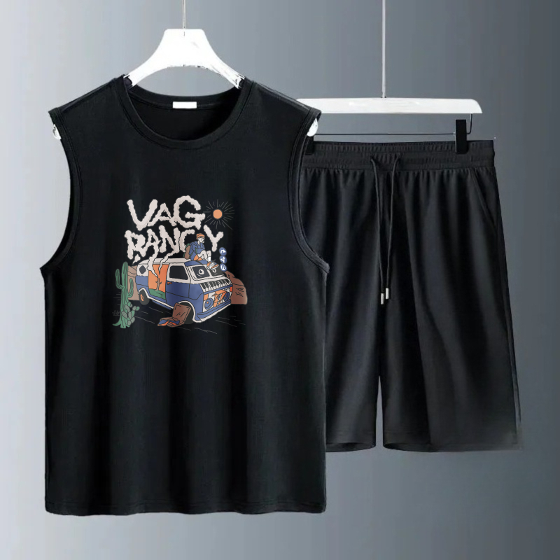 Summer Clothing Men - Herensets tanktops 2026 zomer snel drogend