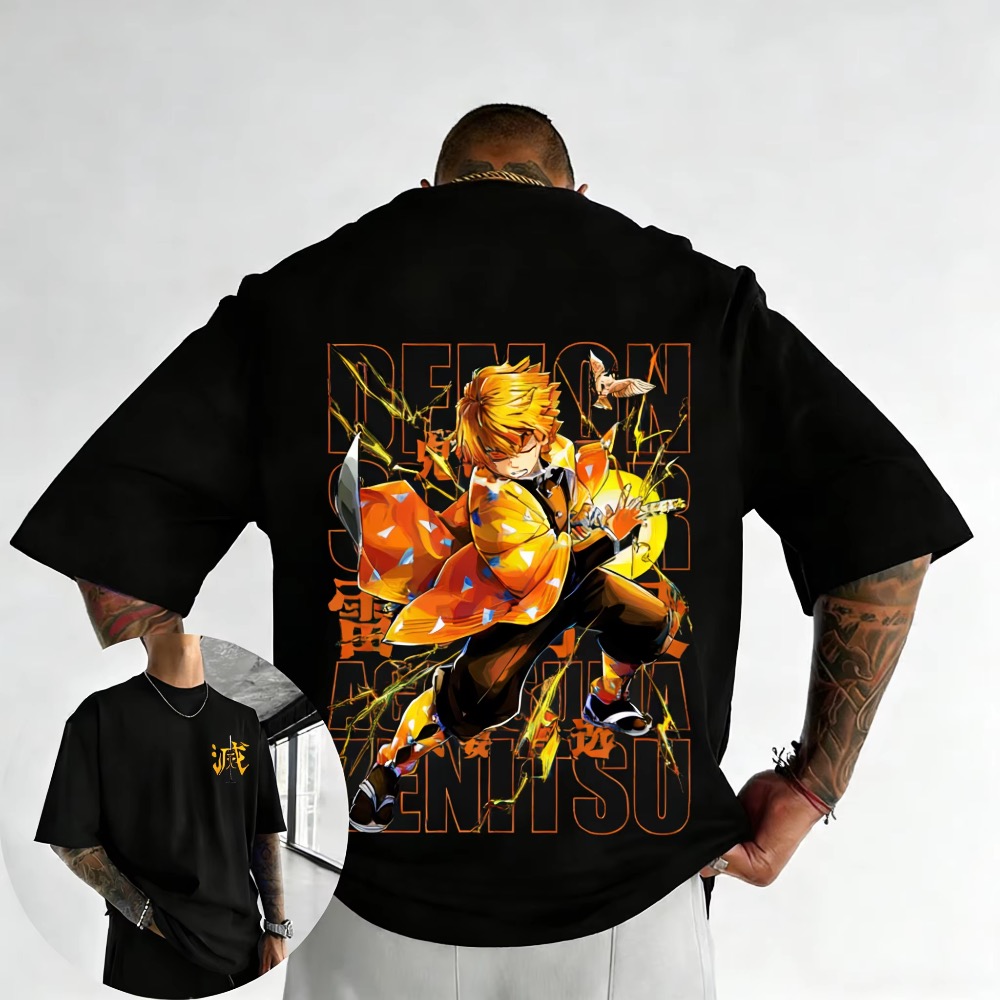 Summer Clothing Styles Men - Plus Size Demon Slayer Zomer Anime