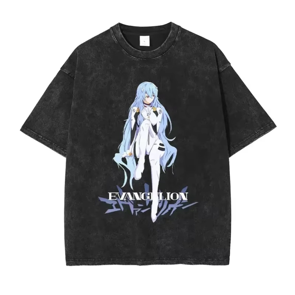 Summer Clothing Brands For Women - Oversized heren T-shirts kleding EVA anime