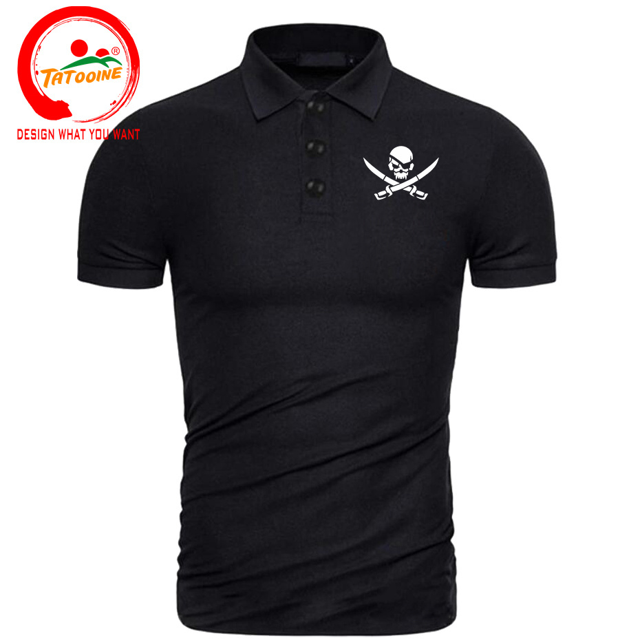 Summer Clothing Logo - Poloshirt Heren 100% Katoen Poloshirts Met