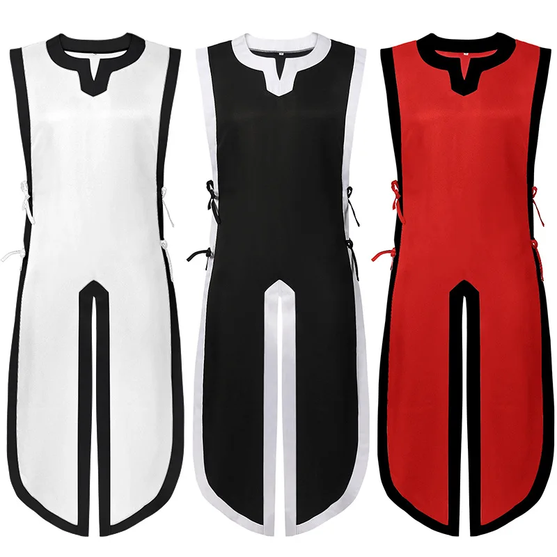 Summer Renaissance Clothing - Mannen Middeleeuws Vest Gewaad Halloween Tempeliers