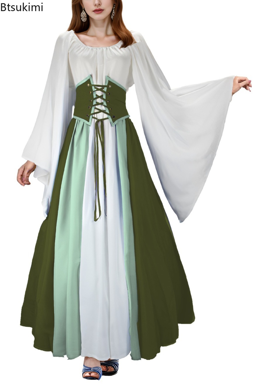Summer Renaissance Clothing - Nieuwe 2026 Dames Renaissance Vintage Gotische