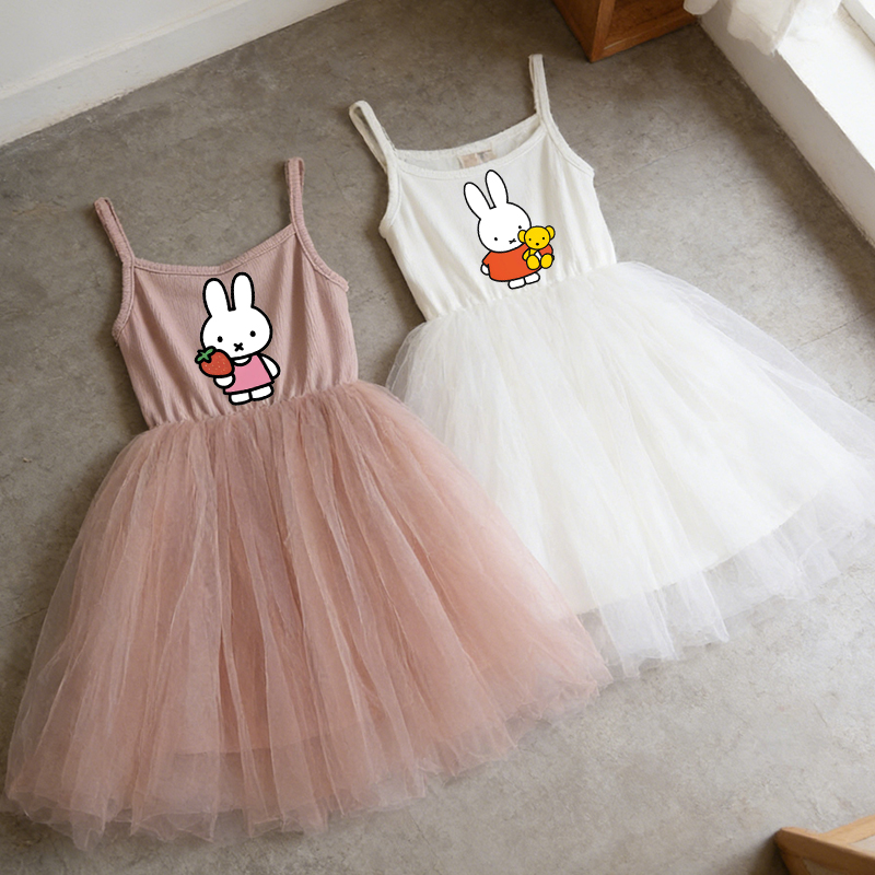 Summer Clothing For Babies - Nijntje Kinderen Spaghetti Jurk Meisje Cartoon