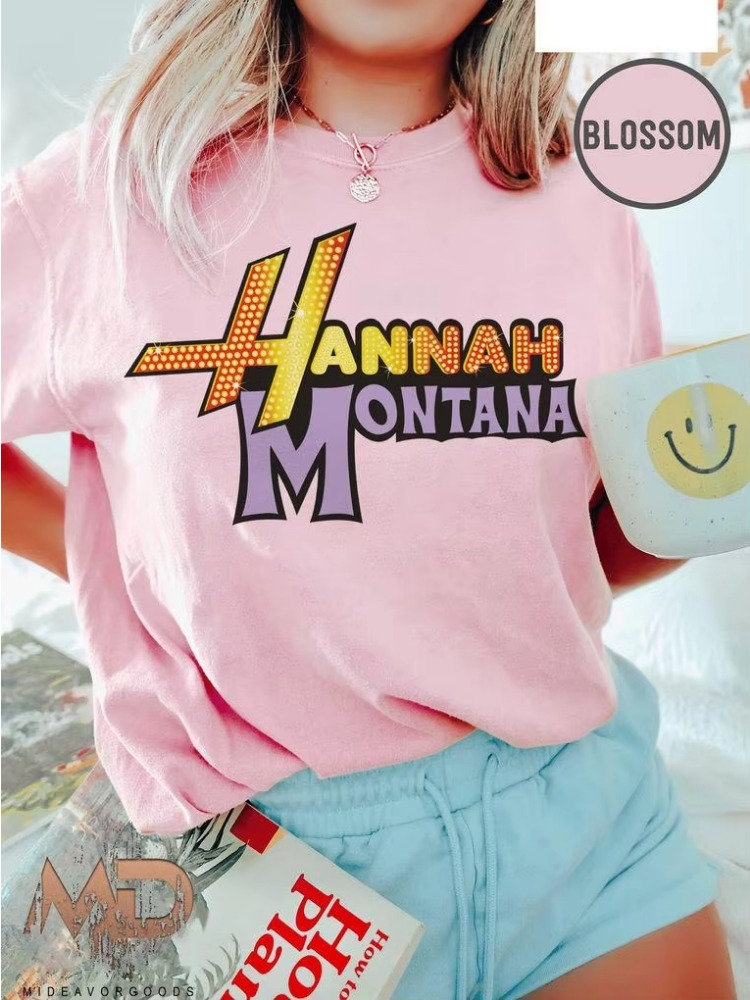 Summer Clothing Logo - Nieuw Hannah Montana Logo T-shirt voor
