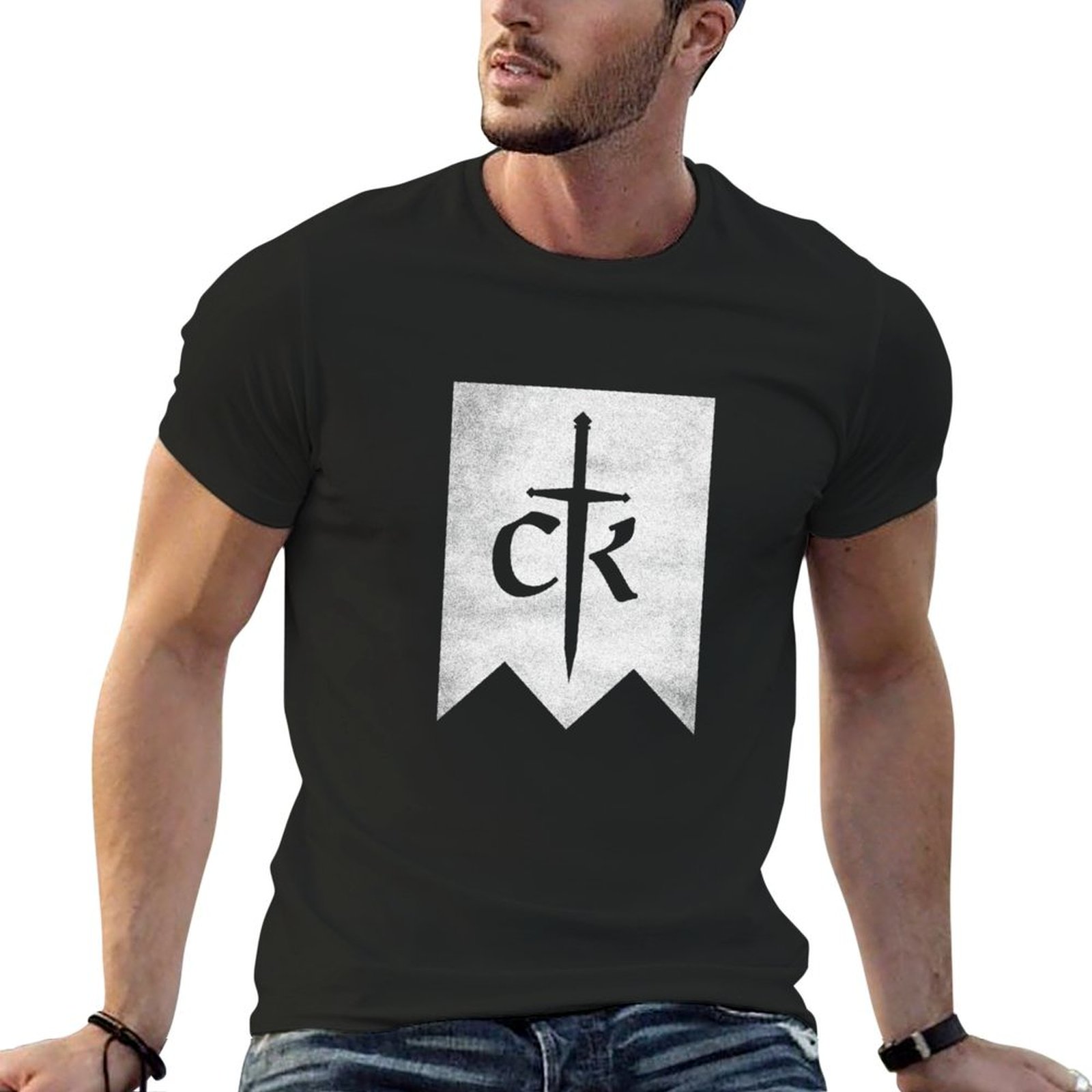 Summer Clothing Logo - Kruisvaarder Koningen 3 Distressed Logo T-Shirt