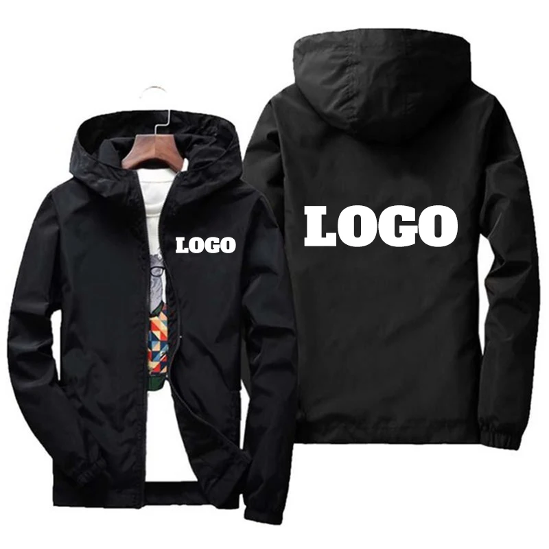 Summer Clothing Logo - Custom Brand Logo Herfst Jas Mannen