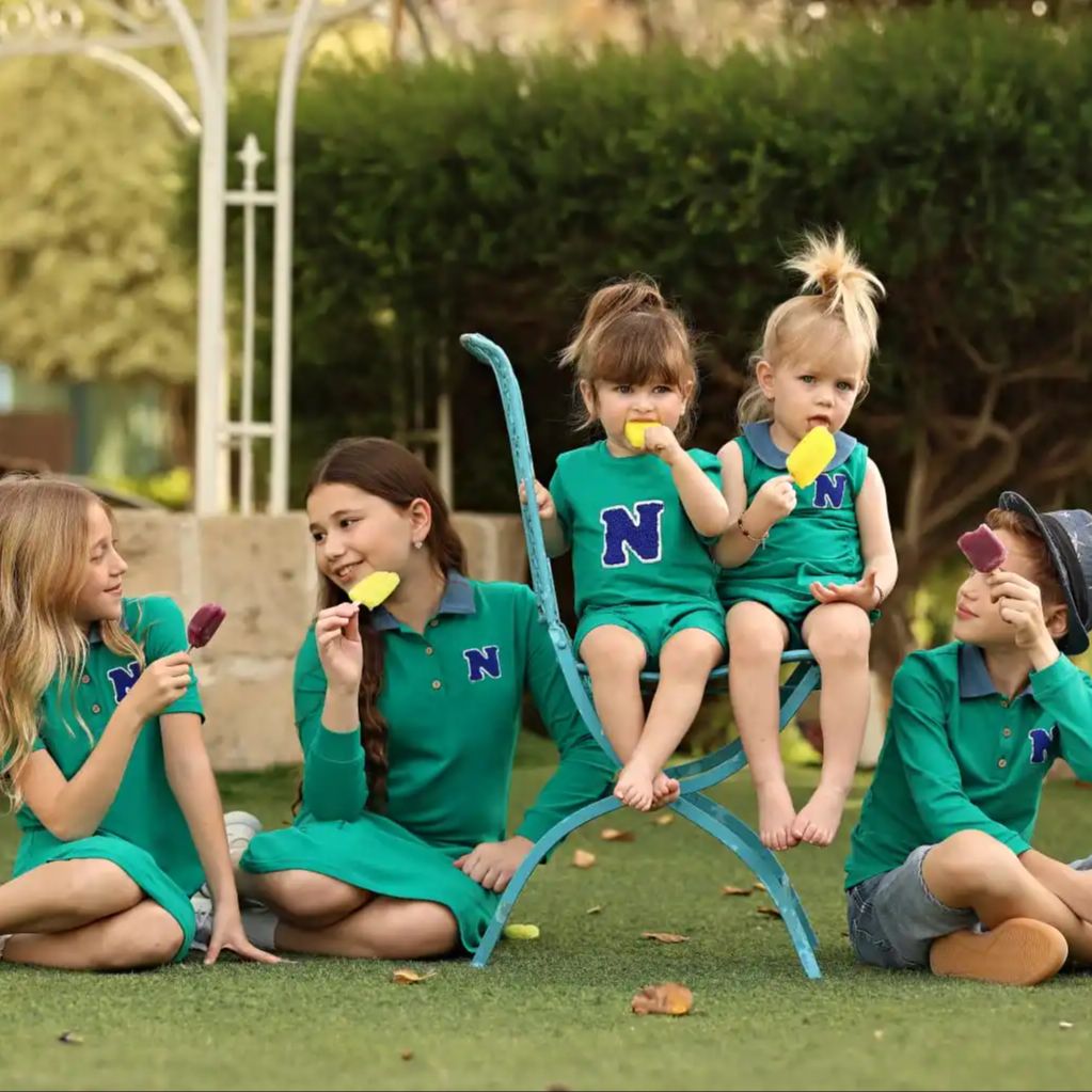 Summer Clothing For Babies - 2026 Mali's SS Green Polo Collectie
