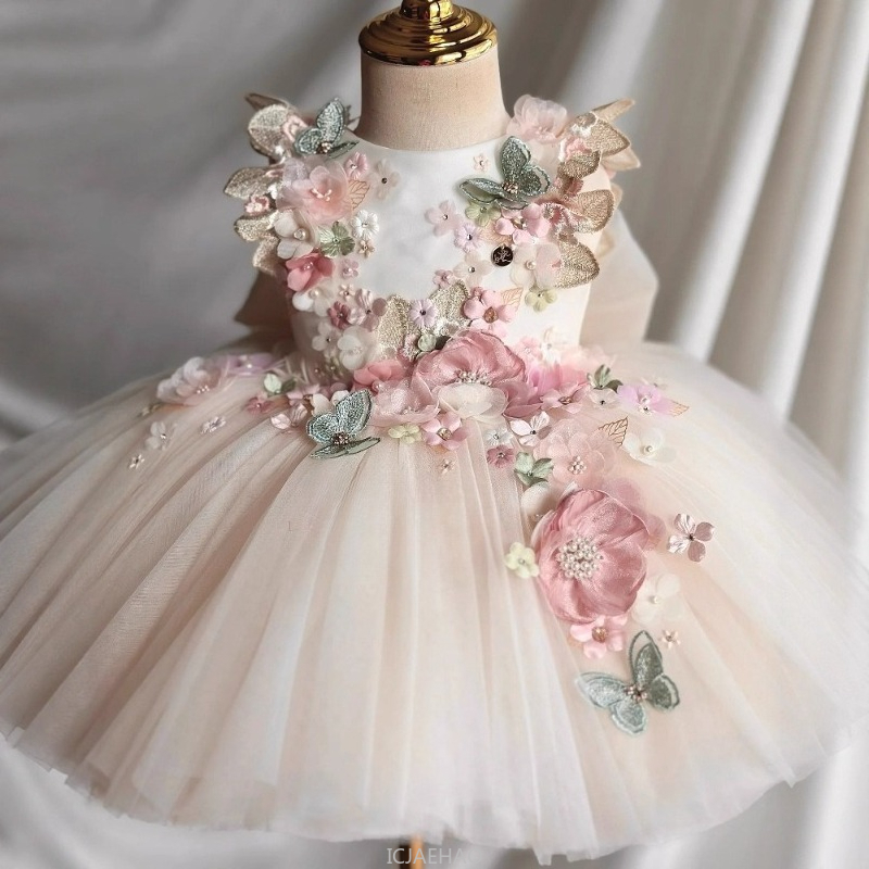 Summer Clothing For Babies - Bruidsjurk Zomer Kinderen Meisjes Eerste Verjaardag