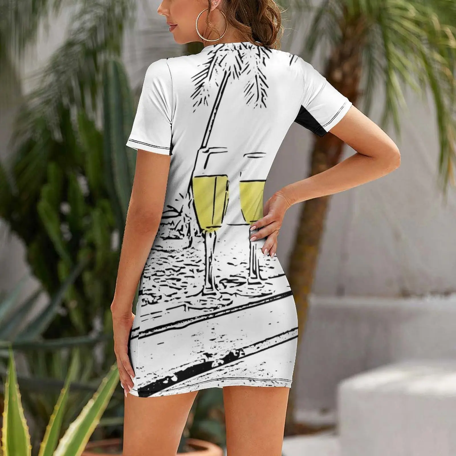 wijnglazen Jurk met korte mouw - Summer Clothing Trends For Women 2026 recensie en prijs