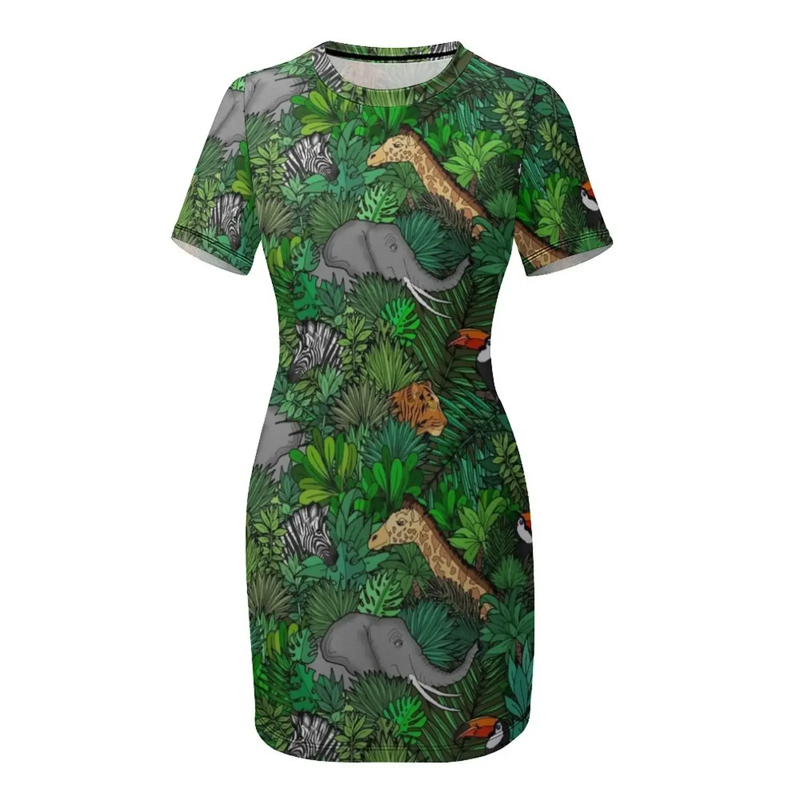 Jungle Safari Jurk met korte m - Summer Clothing Trends For Women 2026 recensie en prijs