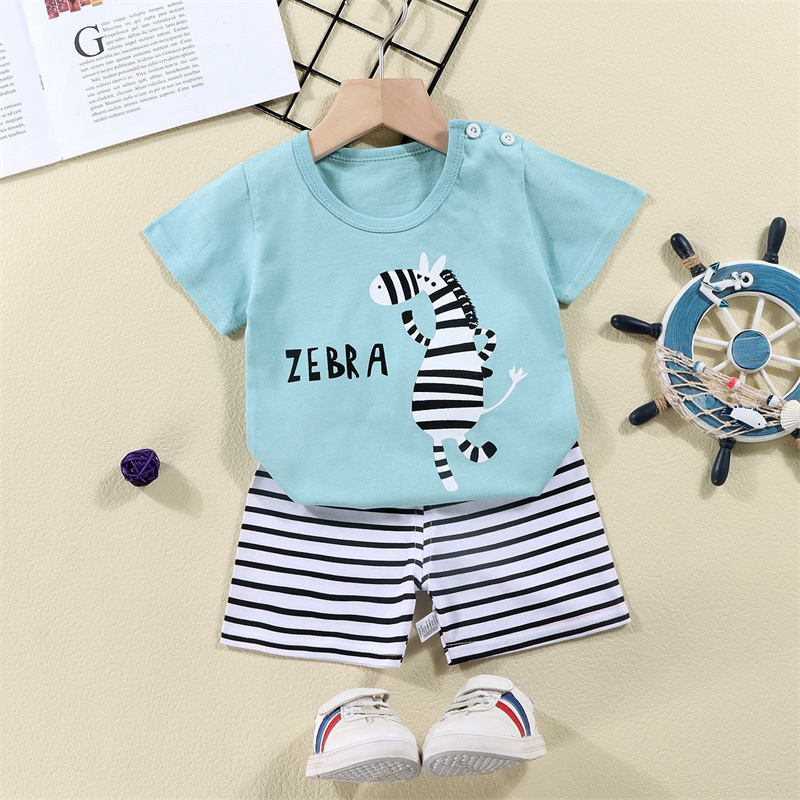 Katoen Tees + Shorts 2-delige  - Summer Clothing For Babies recensie en prijs