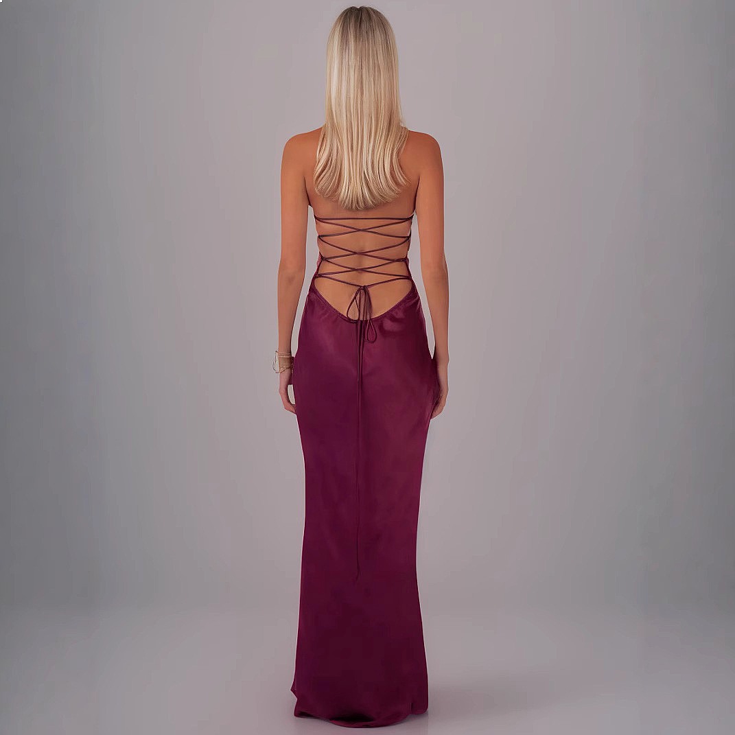 Sexy Pailletten Satijnen Ruglo - Summer Clothing For Older Women recensie en prijs