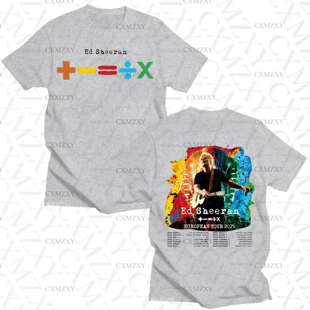 Ed Sheeran European Tour T-shi - Summer Clothing Gif recensie en prijs