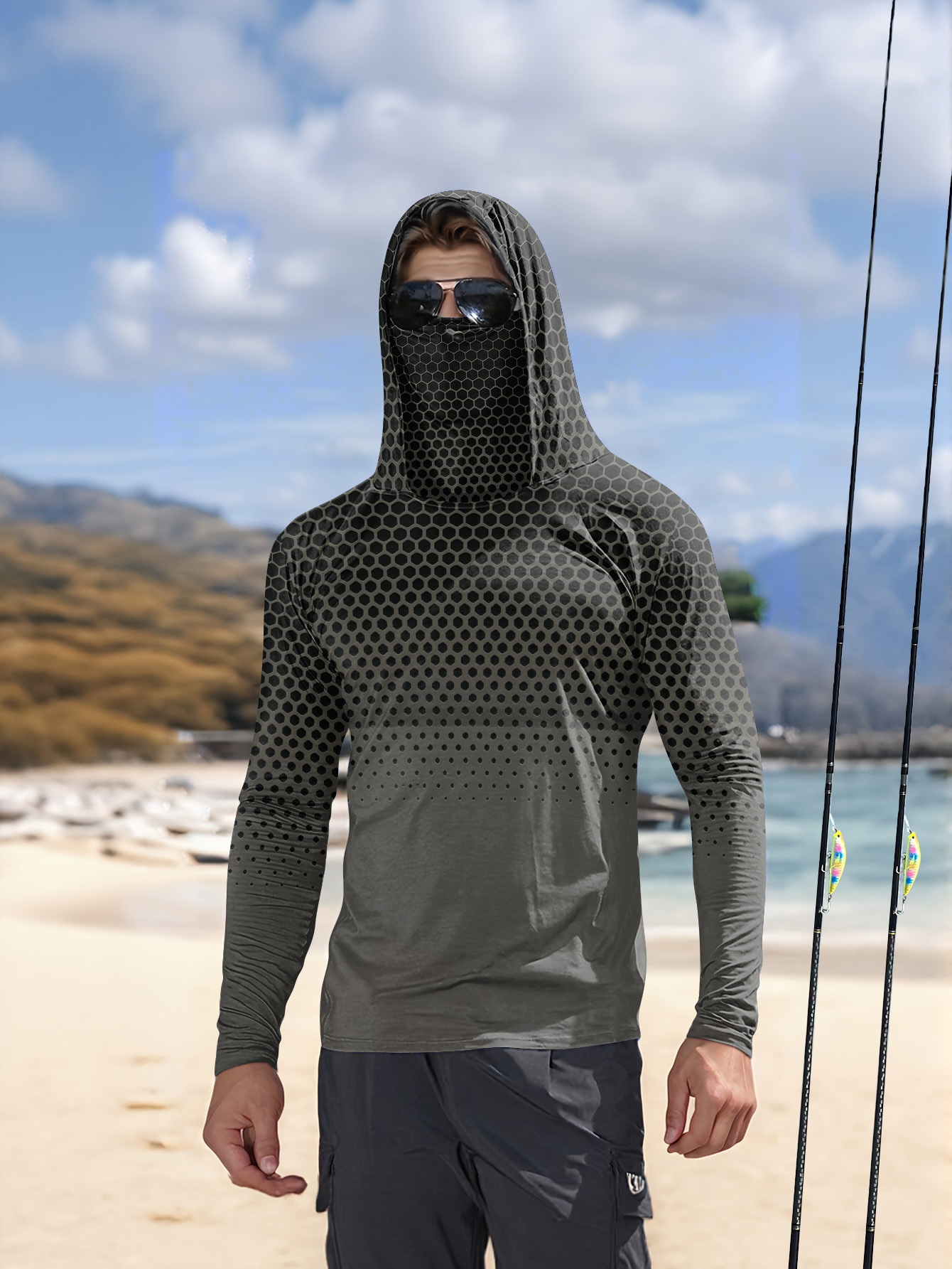 Heren Hood Fishing Shirt lange - Summer Clothing Men recensie en prijs