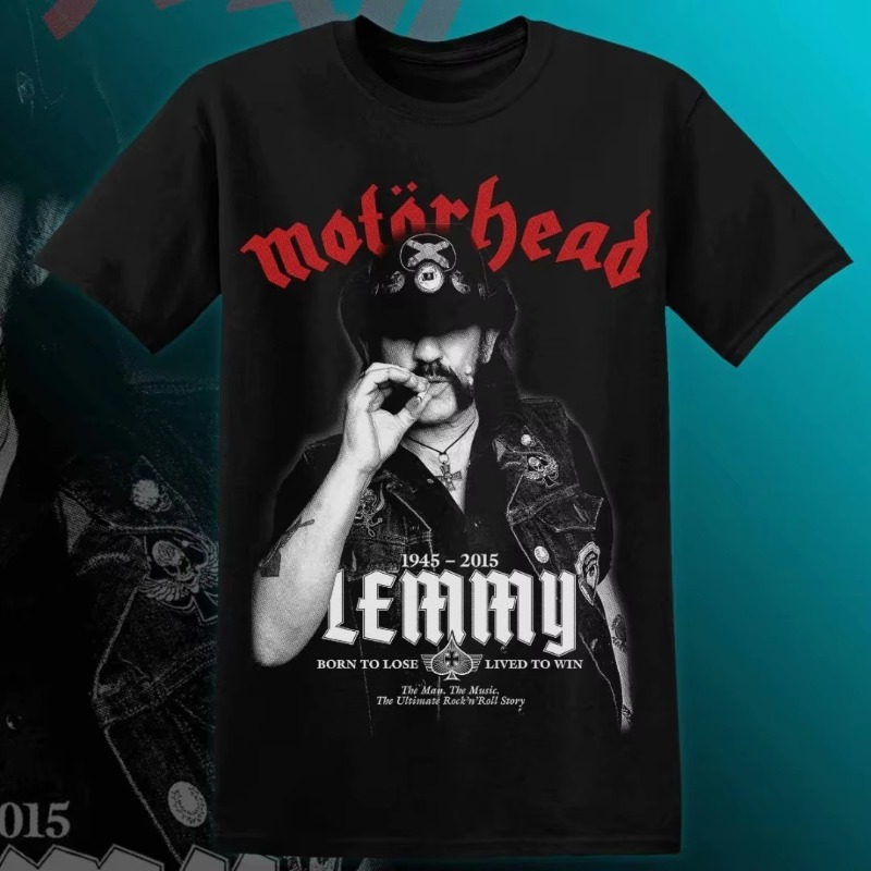 MOTÖRHEAD LEMMY T-Shirt Mannen - Summer Clothing Brands For Women recensie en prijs