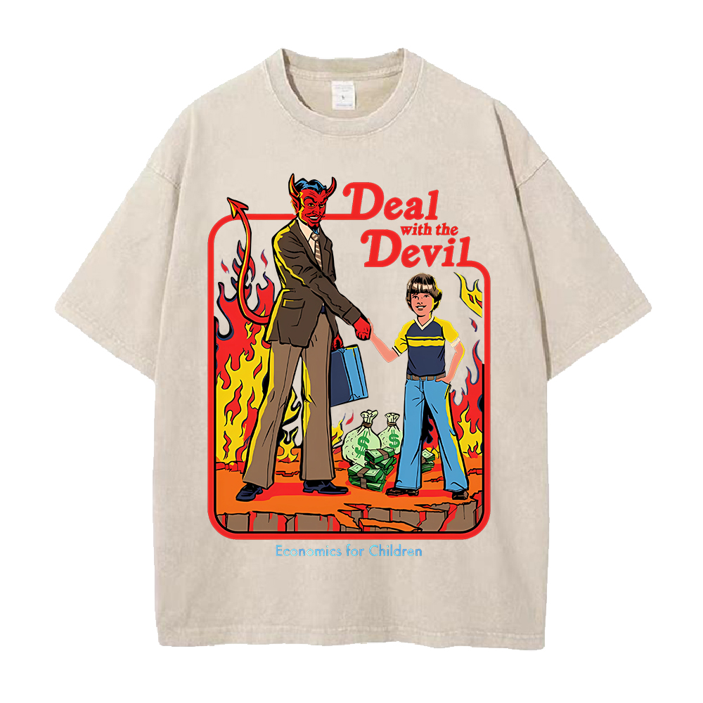 Deal met de duivel bedrukt T-s - Summer Clothing Deals recensie en prijs