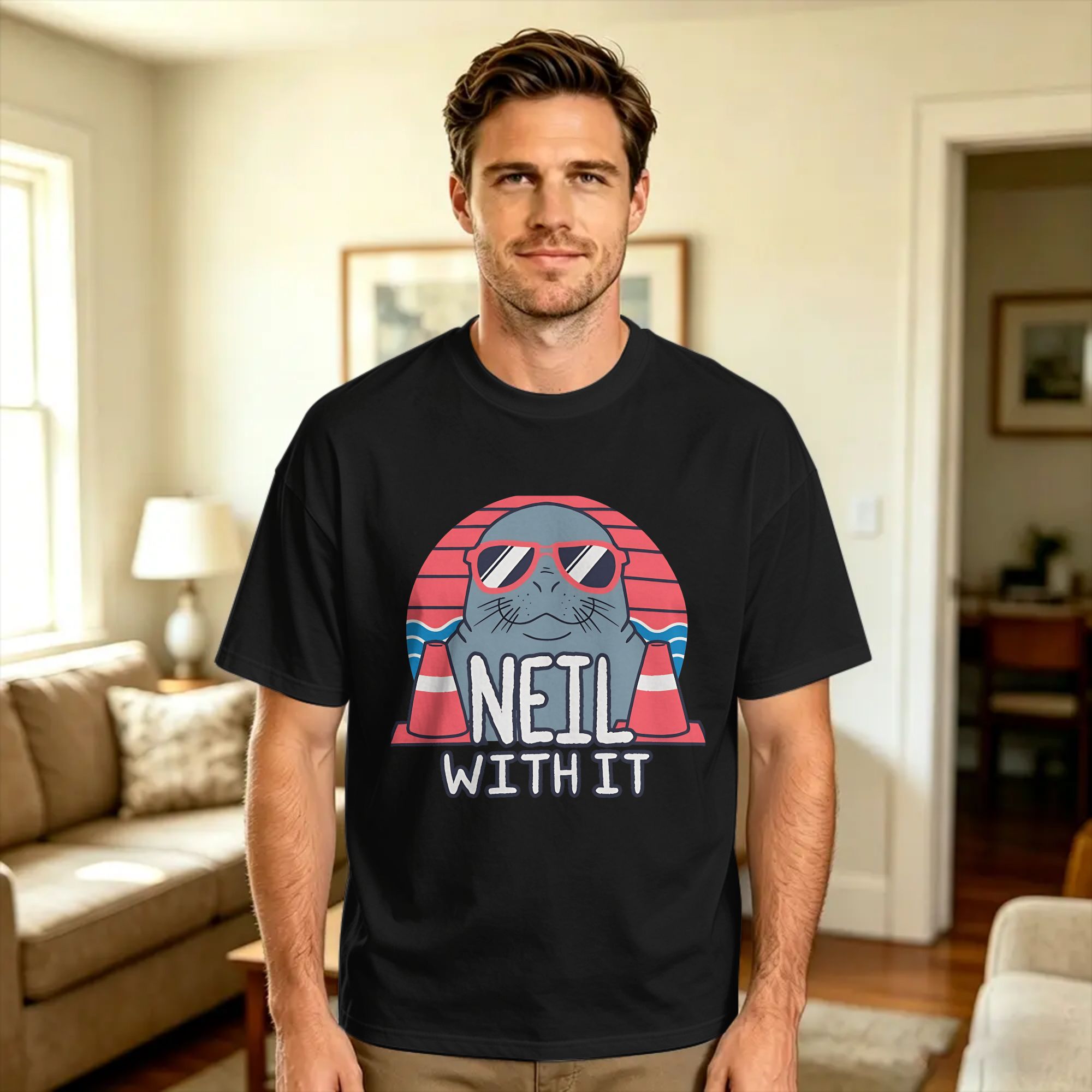 Neil the Seal Deal With It T-s - Summer Clothing Deals recensie en prijs