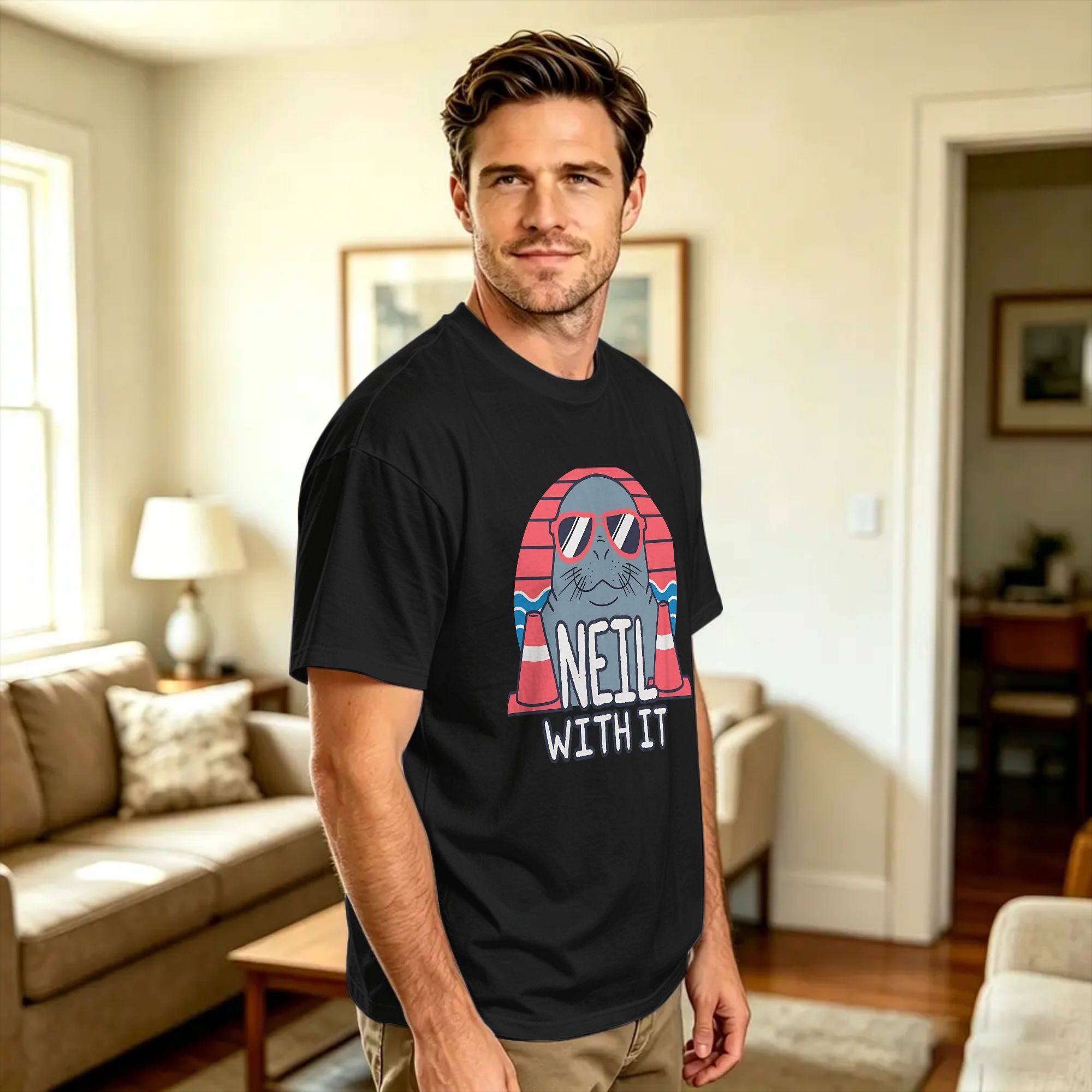 Neil the Seal Deal With It T-s - Summer Clothing Deals recensie en prijs