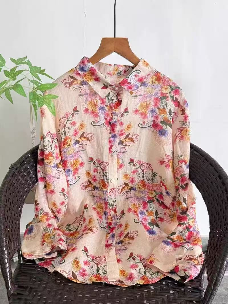 100% Ramie linnen shirts en bl - Summer Clothing Brands For Women recensie en prijs
