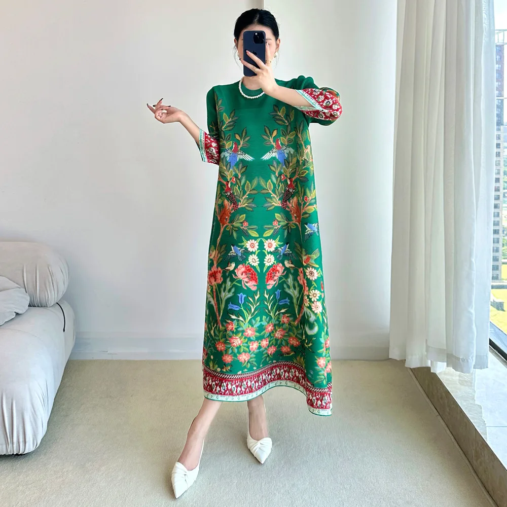 Miyake Vintage Print Jurk Zeve - Summer Clothing Essentials Women recensie en prijs