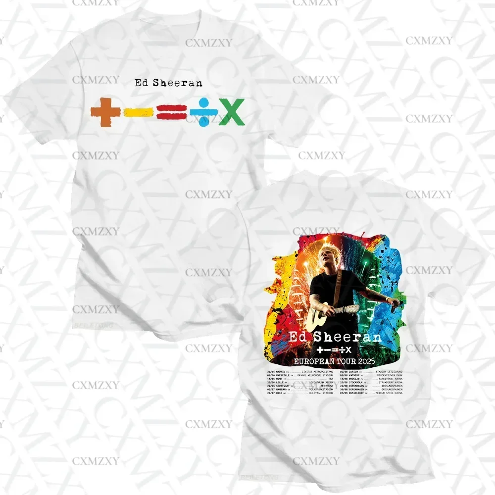 Ed Sheera European Tour T-shir - Summer Clothing Gif recensie en prijs